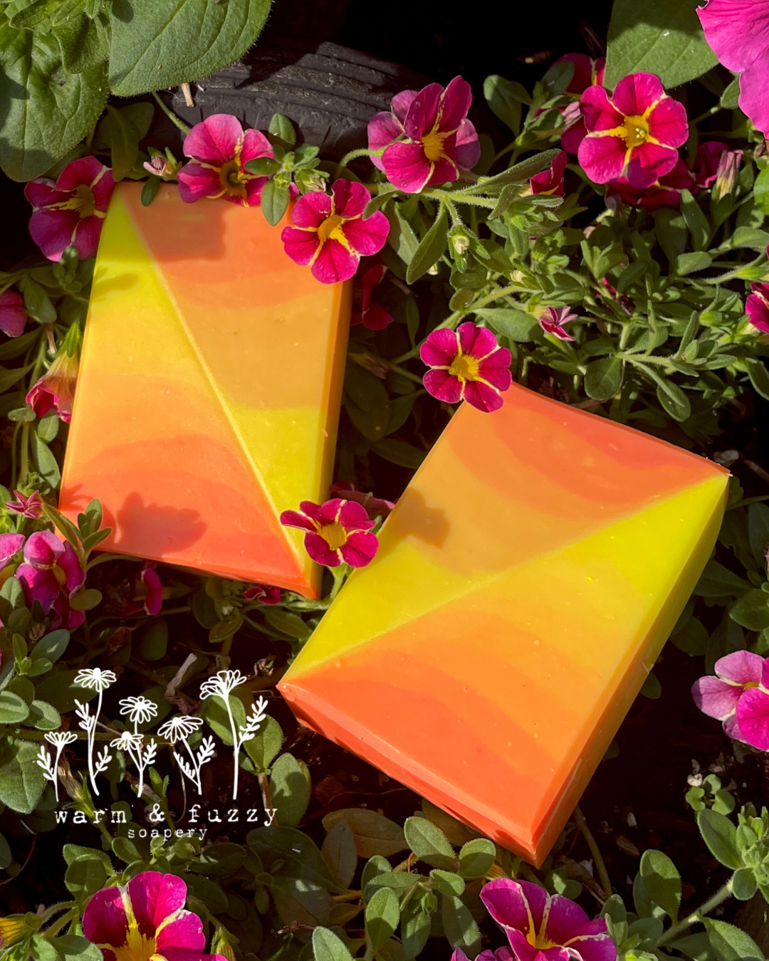 soap bar using half triangle mold by winston and walter