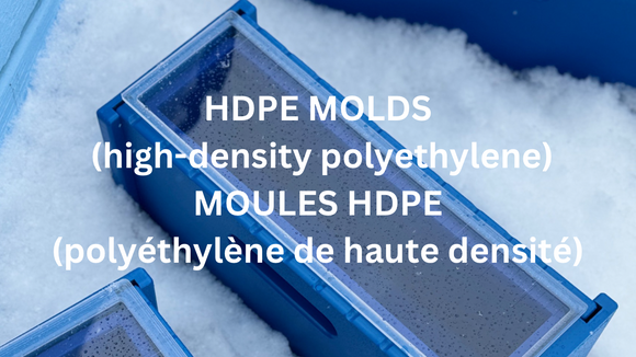 HDPE MOLDS  (high-density polyethylene) MOULES HDPE (polyéthylène de haute densité)
