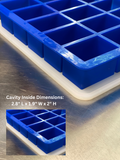 15 Cavity Silicone Mold with lid-Moules en silicone à 15 cavités avec couvercle