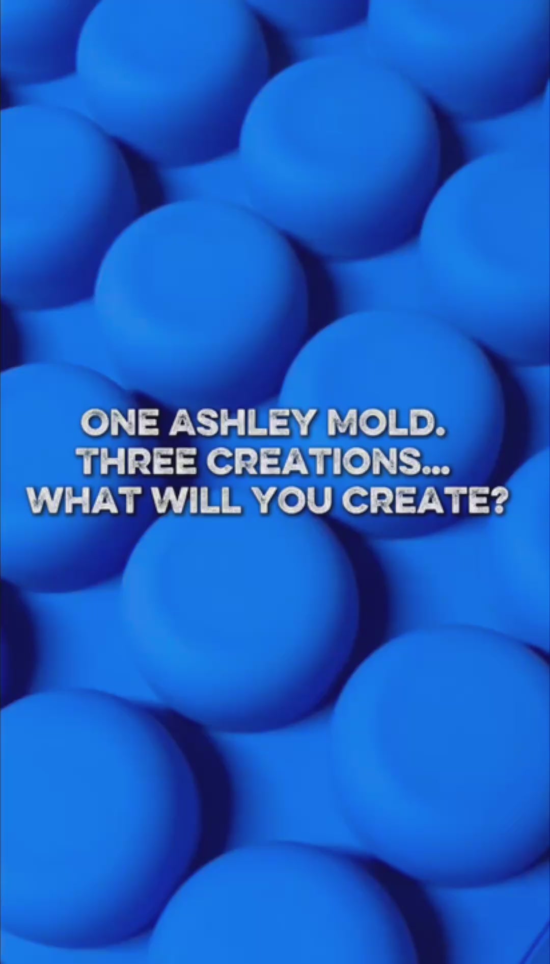 video showing different ways to use the soap mold